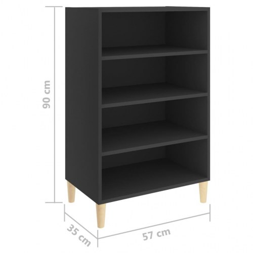 Skænk 57x35x90 cm konstrueret træ grå