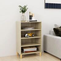 Skænk 57x35x90 cm konstrueret træ sonoma-eg