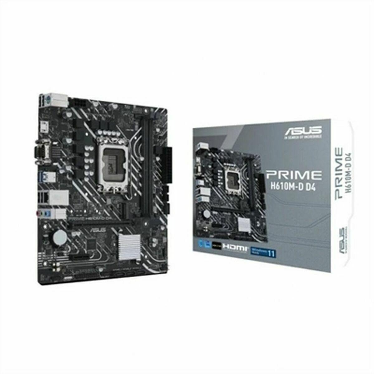 Asus Prime H610M-D D4 bundkort (LGA 1700, mATX) billede