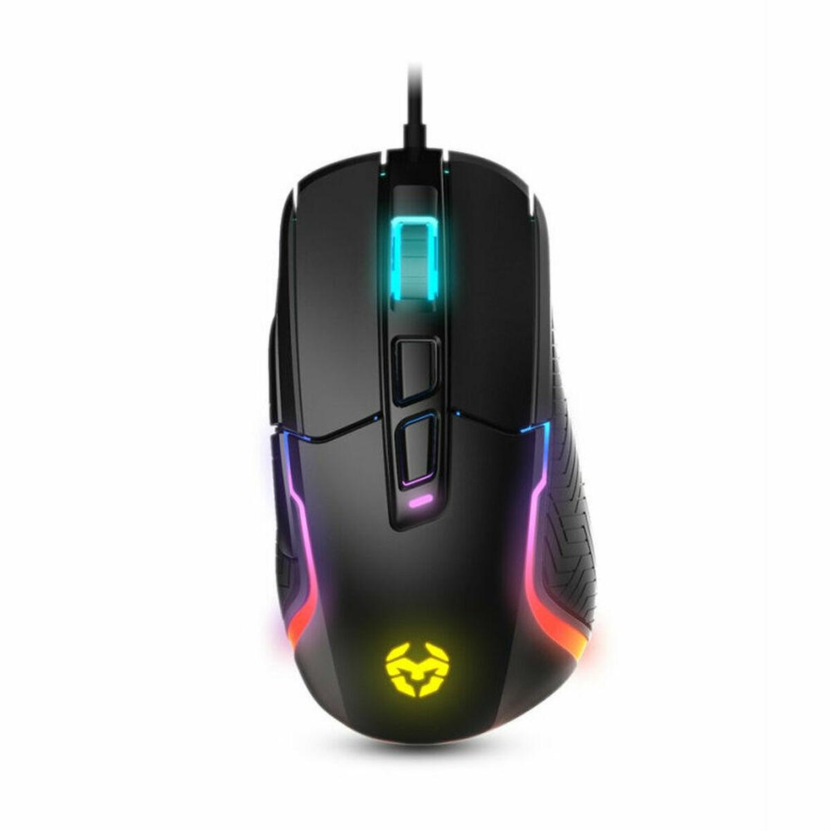 Krom Kick gaming‑mus - sort, 6.200 dpi, RGB