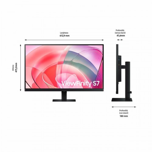 Skærm Samsung ViewFinity S7 27" 4K Ultra HD (LS27D702EAUXEN)