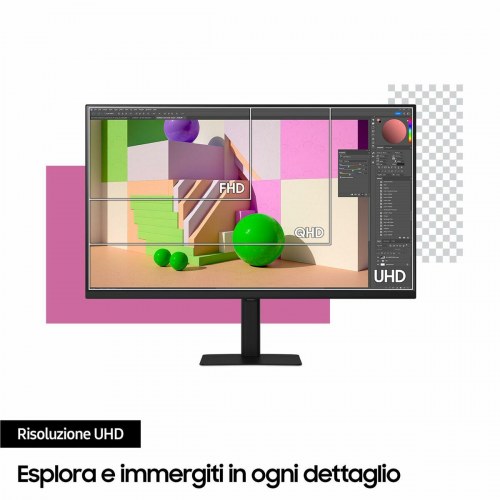 Skærm Samsung ViewFinity S7 27" 4K Ultra HD (LS27D702EAUXEN)