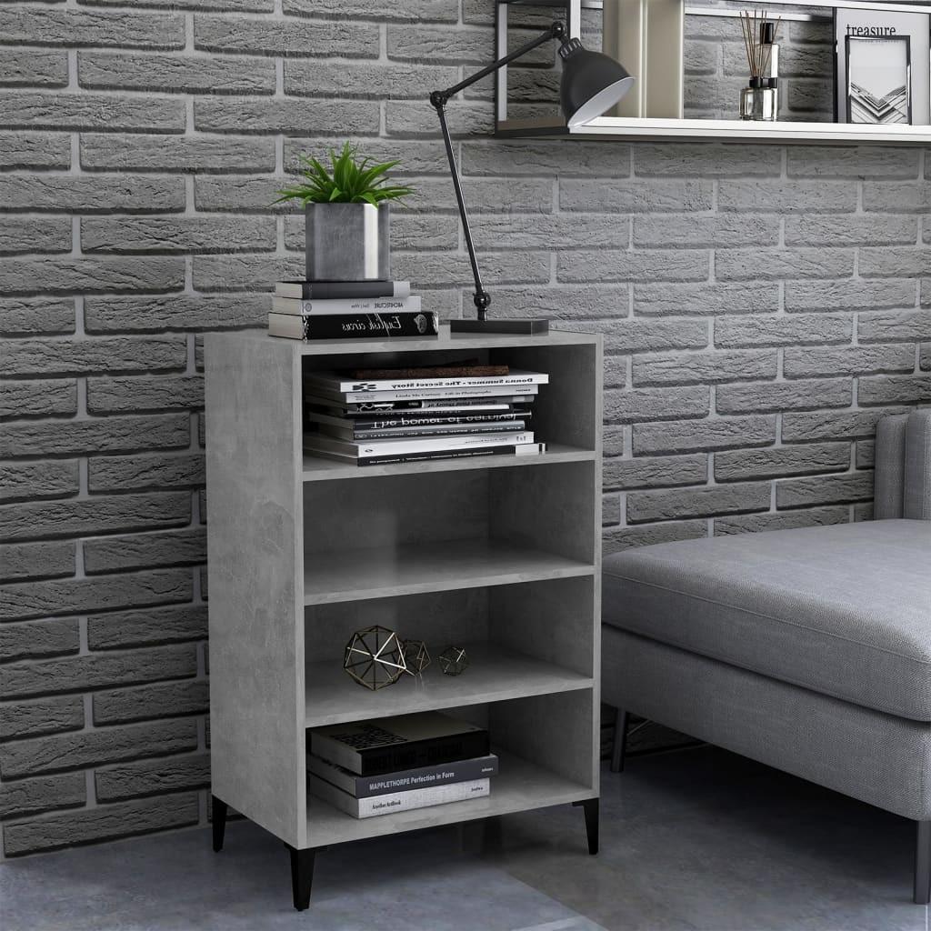 Skænk 57x35x90 cm spånplade betongrå