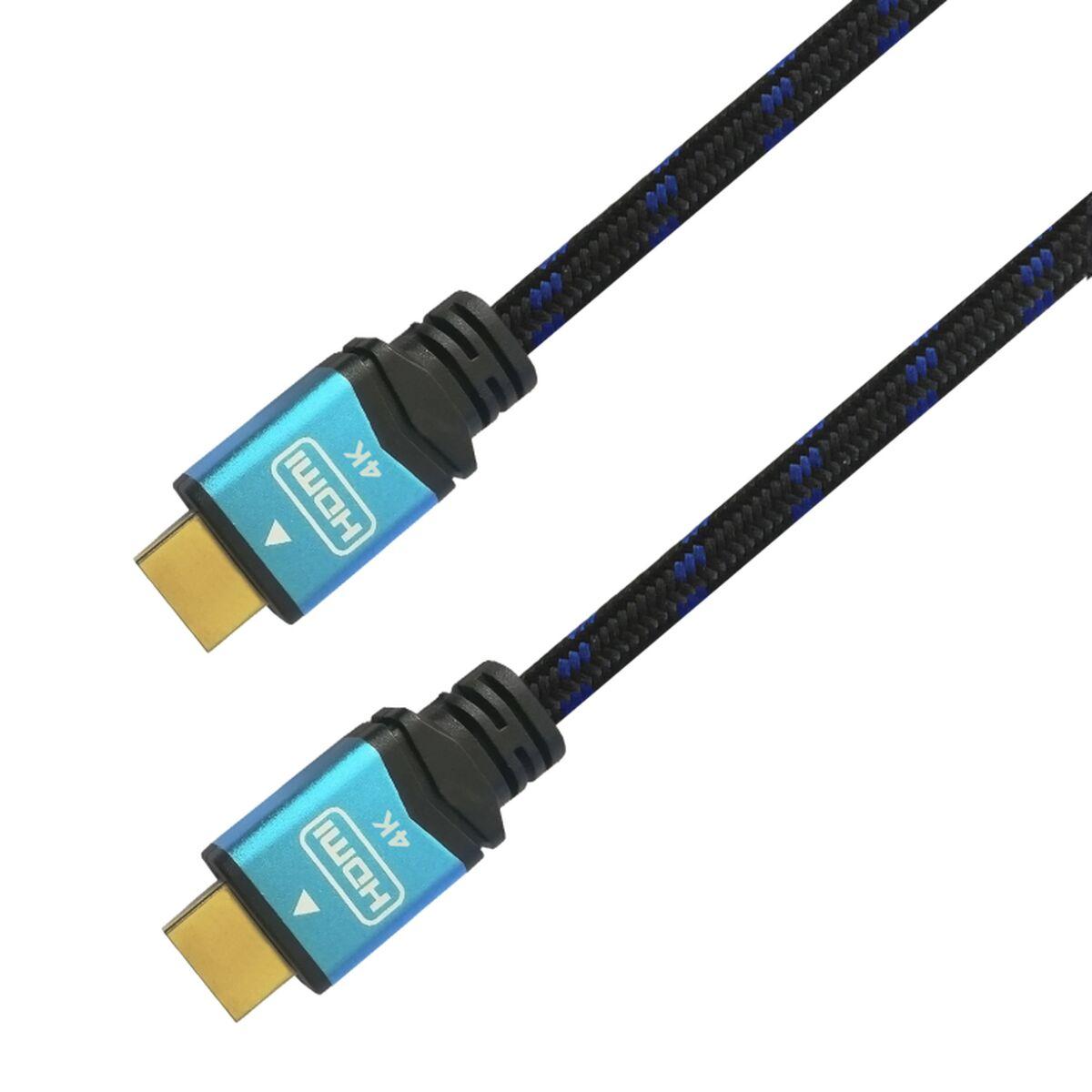 HDMI-kabel Aisens 0,5 m - Sort/Blå - 4K Ultra HD (HDMI 2.0)