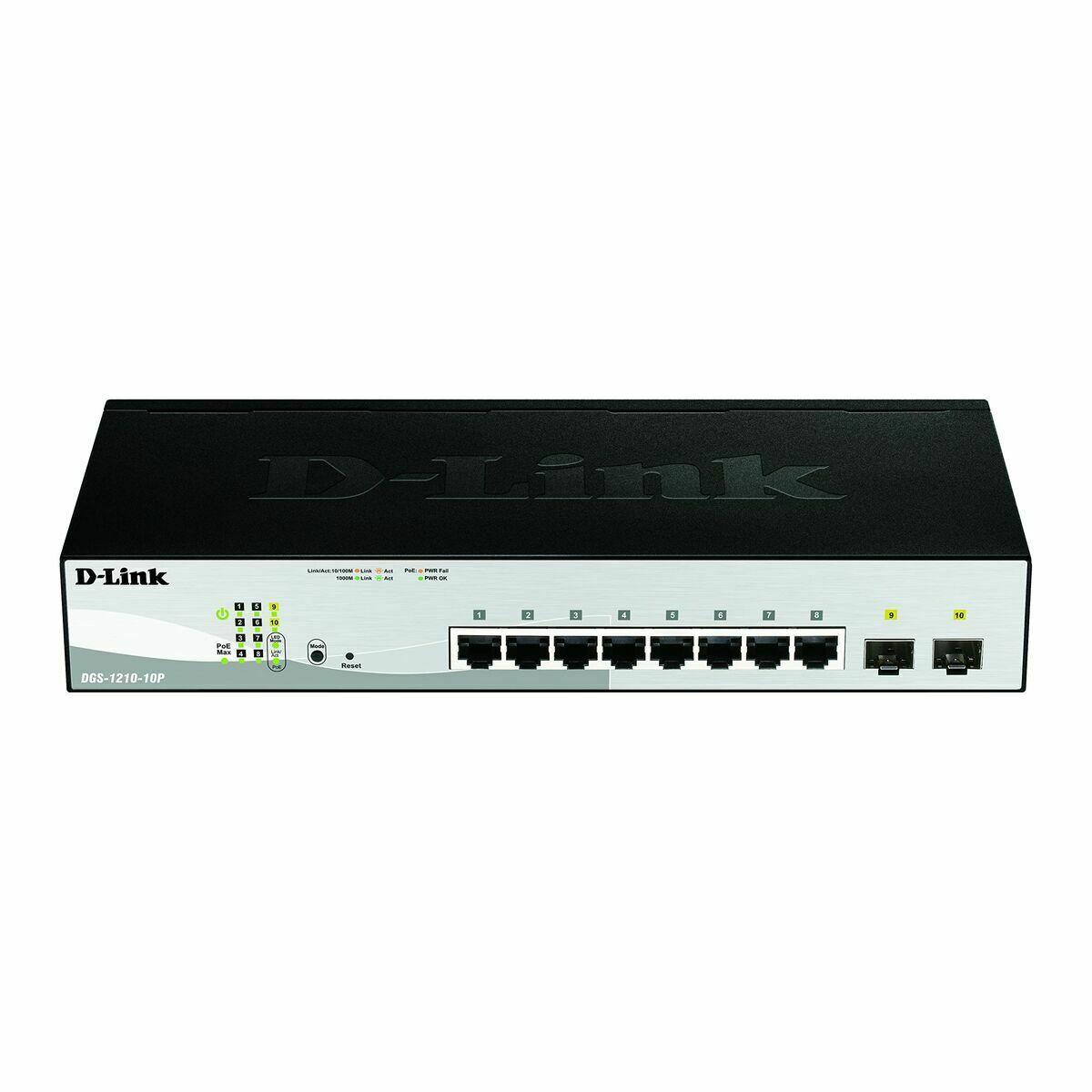 D-Link DGS-1210-10P/E gigabit switch (PoE) billede
