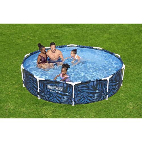 Bestway Steel Pro rund pool 305 × 66 cm - blå (56985)