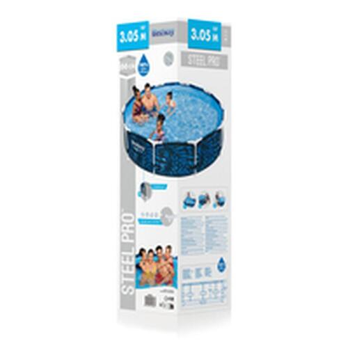 Bestway Steel Pro rund pool 305 × 66 cm - blå (56985)