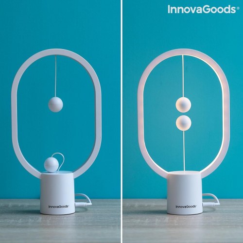 Bordlampe LED med magnetisk switch - Magilum, hvid