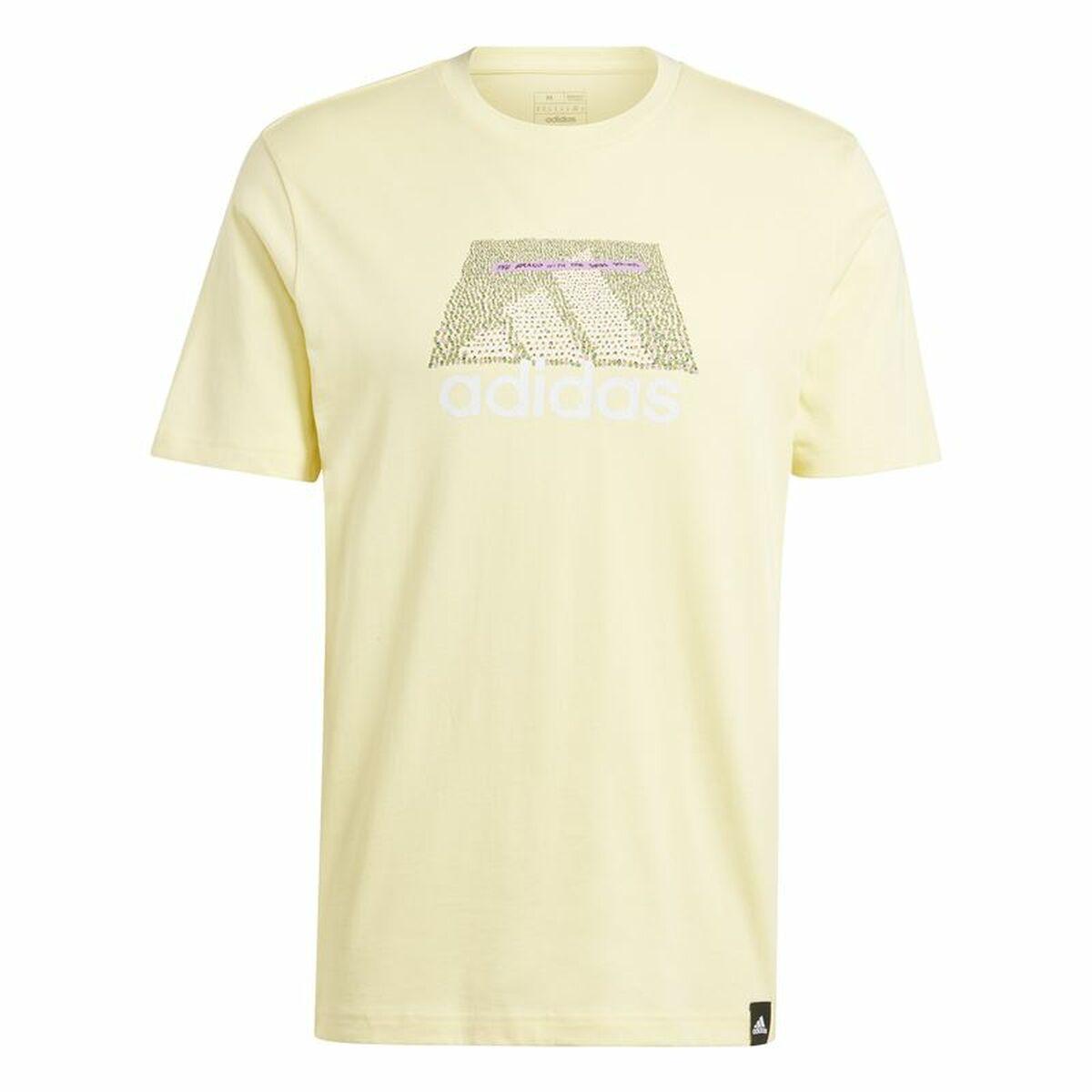 Adidas Codes Bos Graphic T-shirt til mænd - Gul (M)
