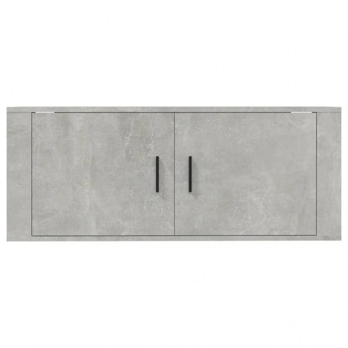 Væghængt tv-skab 100×34,5×40 cm - betongrå