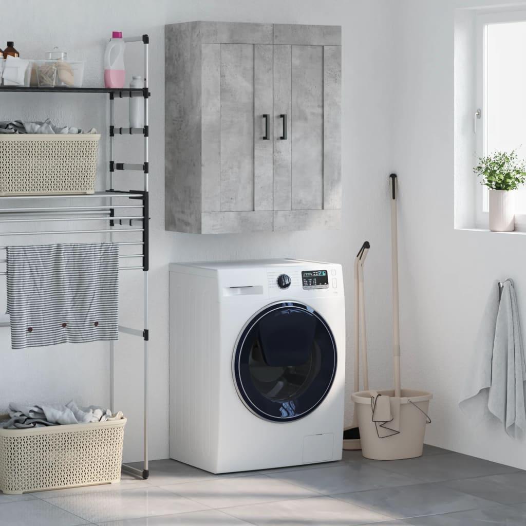 Vægskab 69,5x34x90 Cm Konstrueret Træ - Betongrå