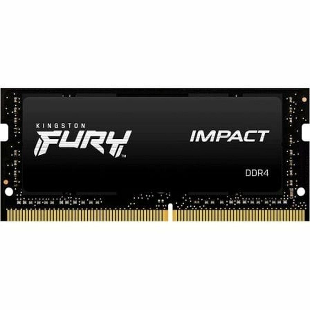 Kingston Technology Fury 8gb 3200mt/s Ddr4 Cl20 Sodimm Impact 8gb 1600, 3200mhz Ddr4 260-pin So-dimm