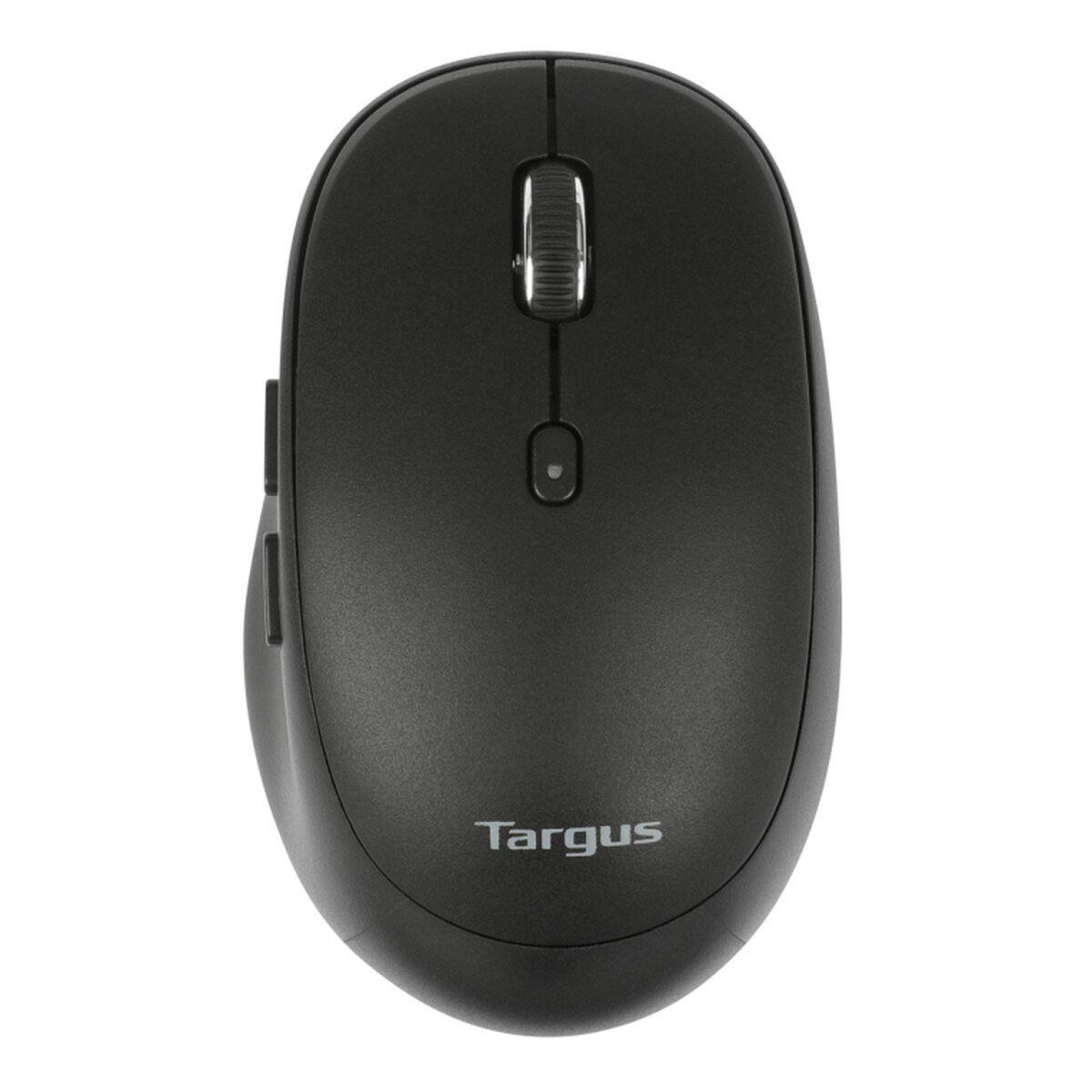 Targus Multi Device Midsize Comfort - mouse - antimicrobial - Bluetooth 2.4 GHz - Mus - Sort