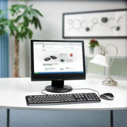 Logitech tastatur og optisk mus - Sort, Engelsk QWERTY (920-002562)