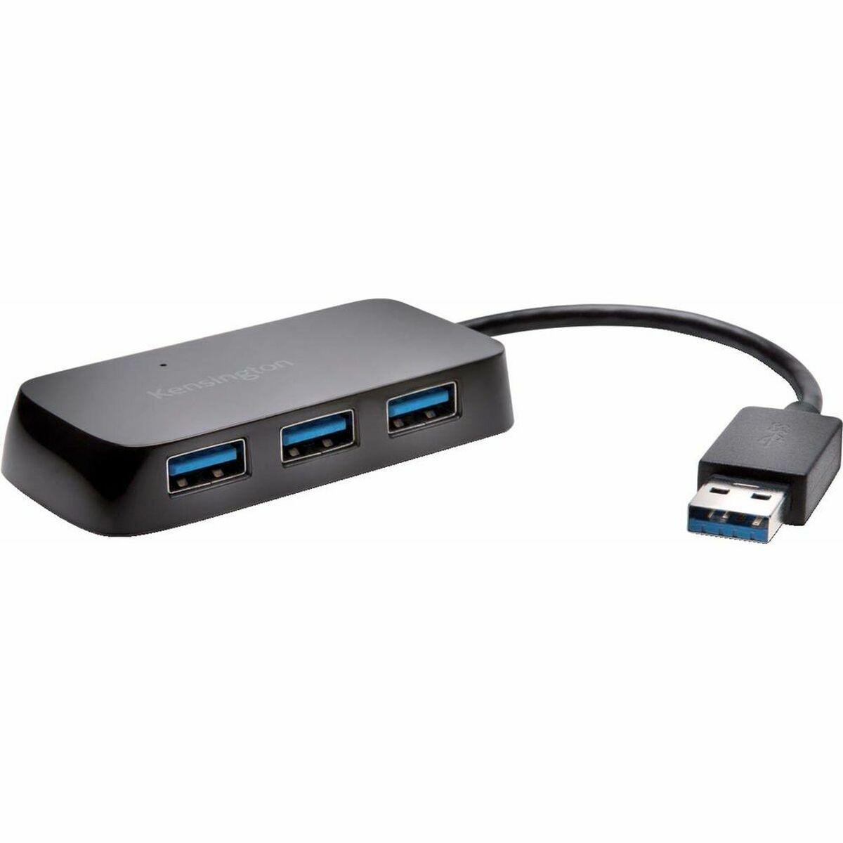 Kensington USB 3.0 hub 4-ports - sort (K39121EU)