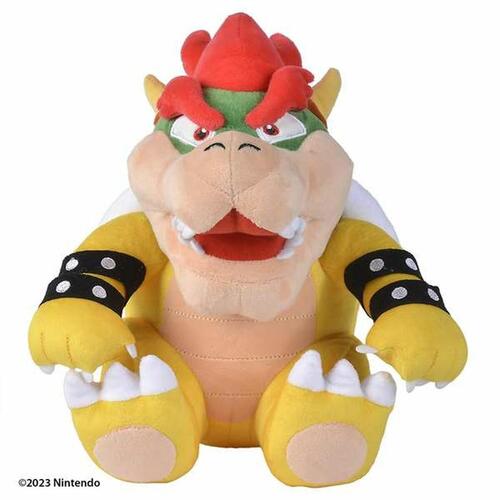 Super Mario bamse - Bowser, 30 cm, multifarvet
