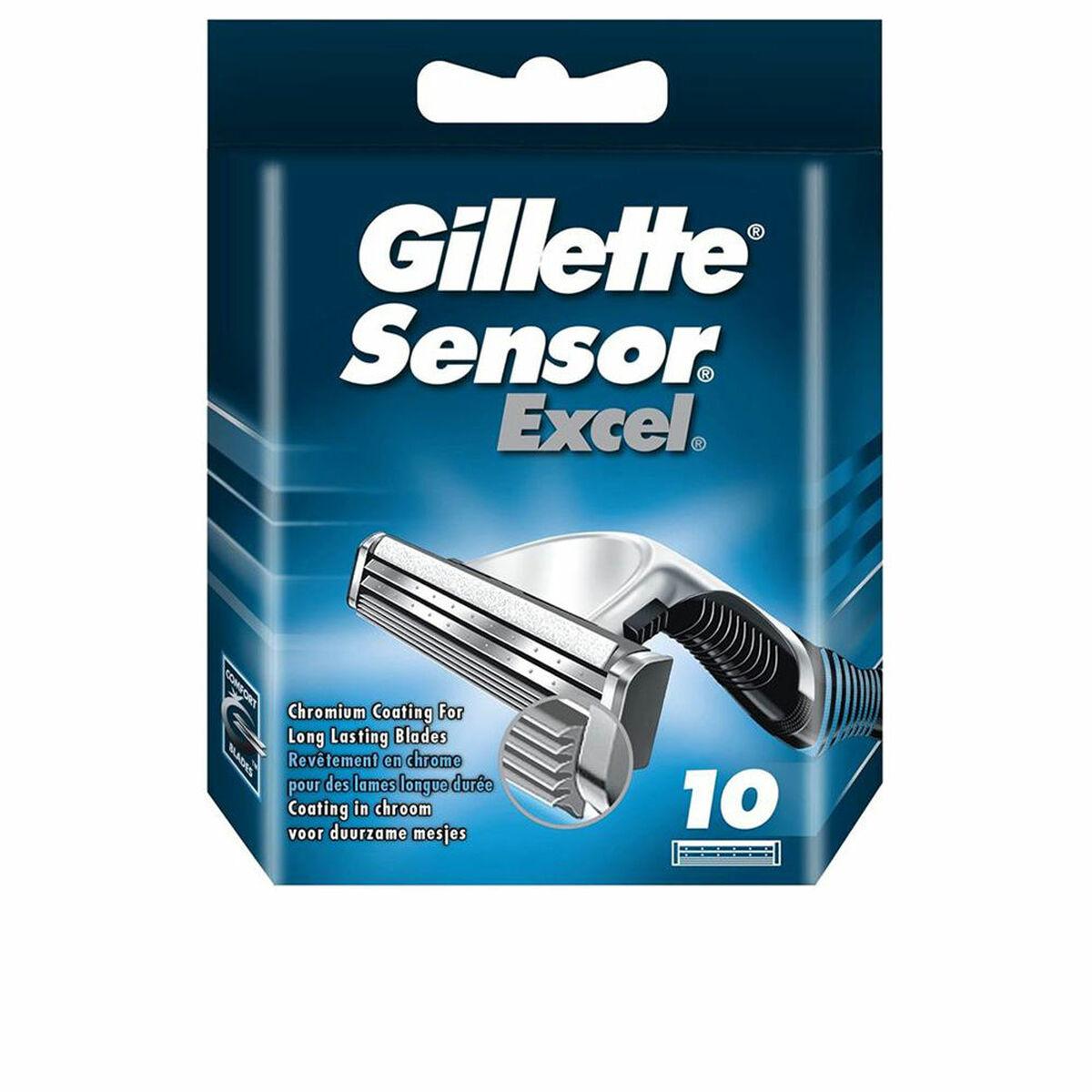 Gillette Sensor Excel - Ekstra barberblade, 10 stk.