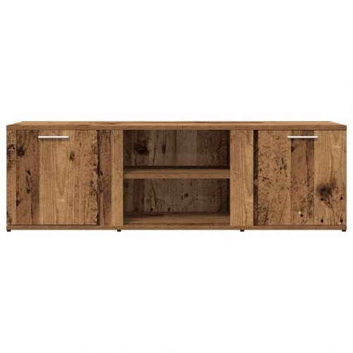 Tv-bord 120 x 34 x 37 cm i konstrueret træ - antikt træ
