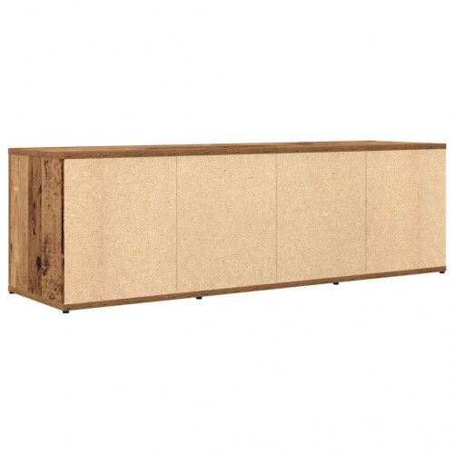 Tv-bord 120 x 34 x 37 cm i konstrueret træ - antikt træ