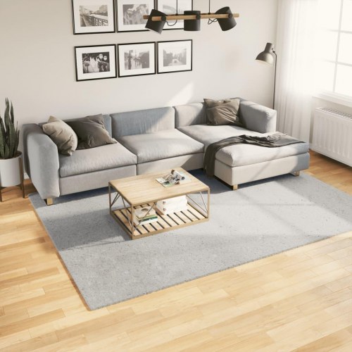 Gulvtæppe HUARTE 200×280 cm - kort luv, vaskbart, grå