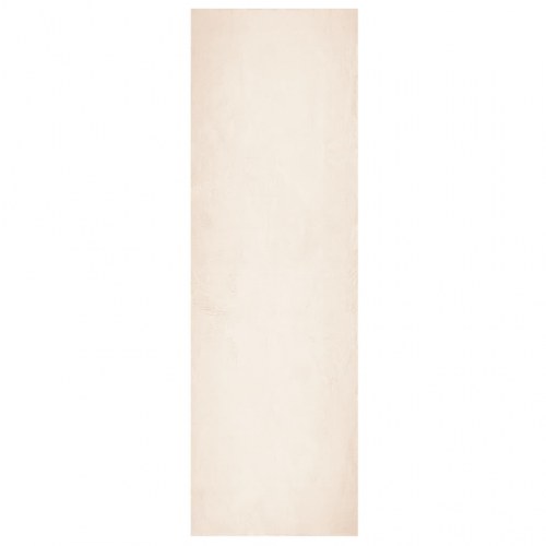 Gulvtæppe HUARTE 80×250 cm - kort luv, vaskbart, beige
