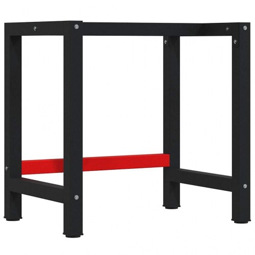Arbejdsbænk i massivt egetræ 100 x 60 x 81,5 cm - lysebrun