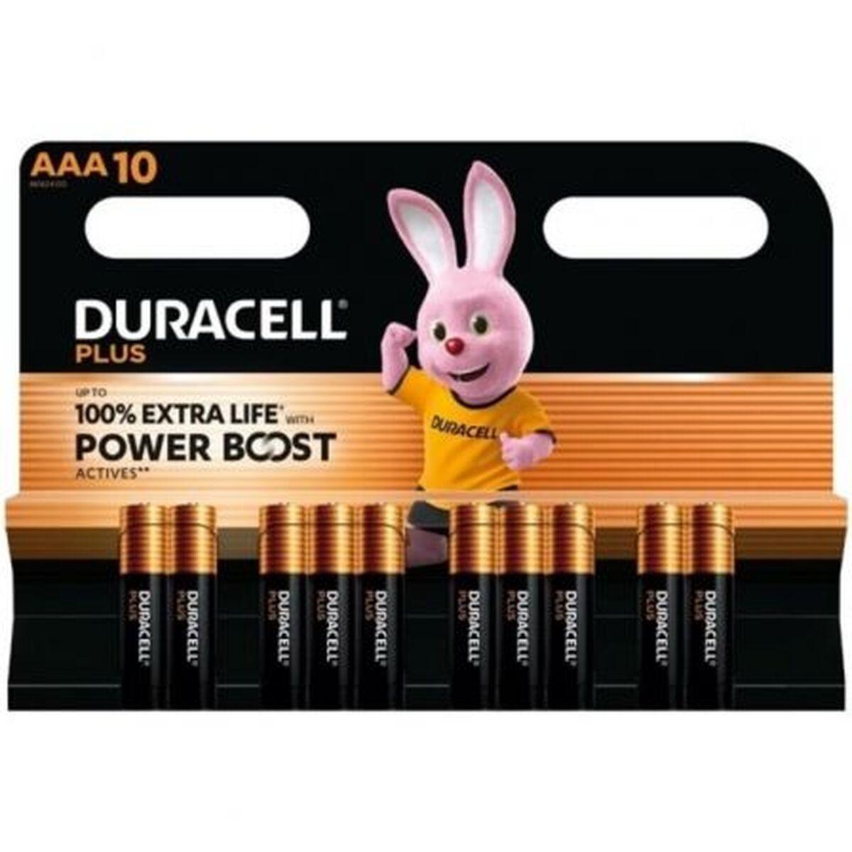 AAA batterier Duracell Plus Power Boost 1,5 V - 10-pak