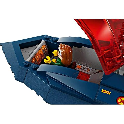 Lego Marvel 76281 X-Men X-Jet - Konstruktionssæt, 359 dele, multifarvet
