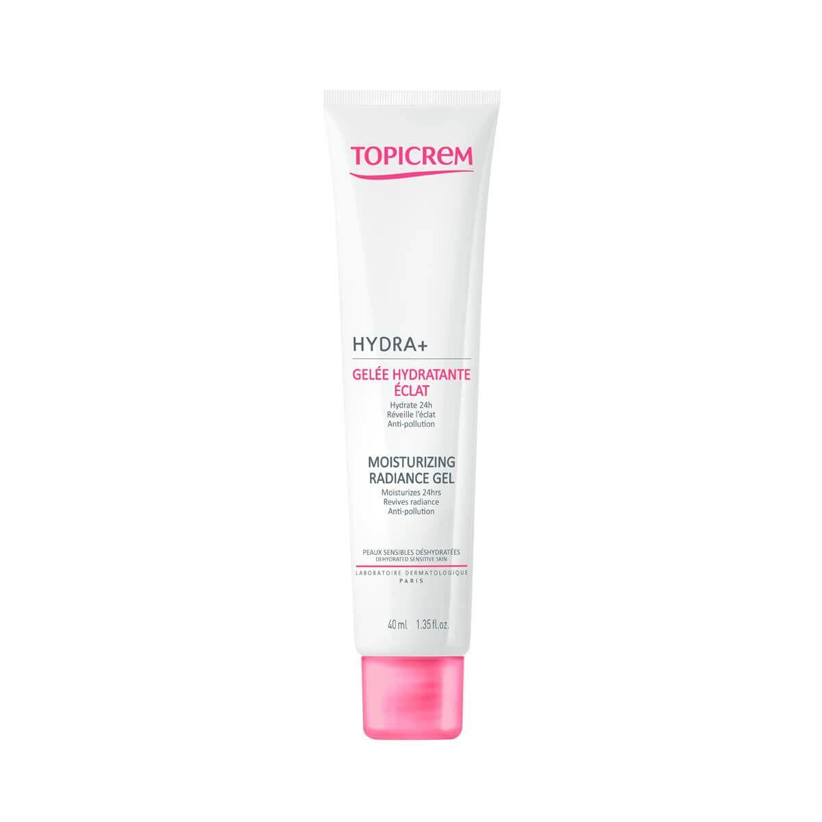 Topicrem Hydra+ Radiance Fugtgivende gelé - ansigtscreme 40 ml billede