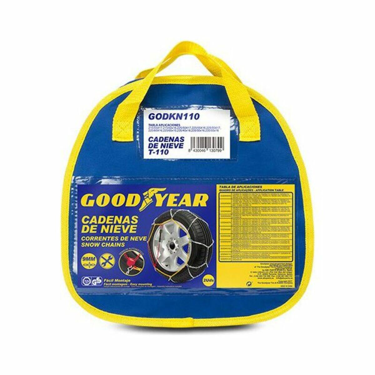 Goodyear snekæder til bil T-110 - 9 mm metal
