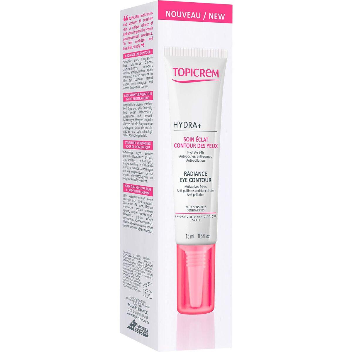 Topicrem Hydra+ Radiance Øjencreme 15 ml billede