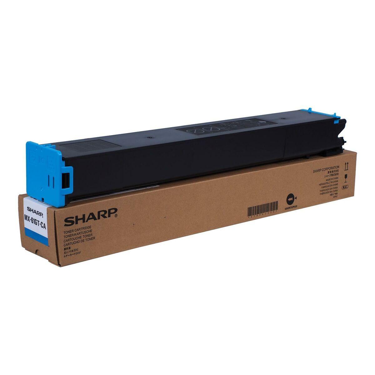 Sharp MX61GTCA toner - cyan billede
