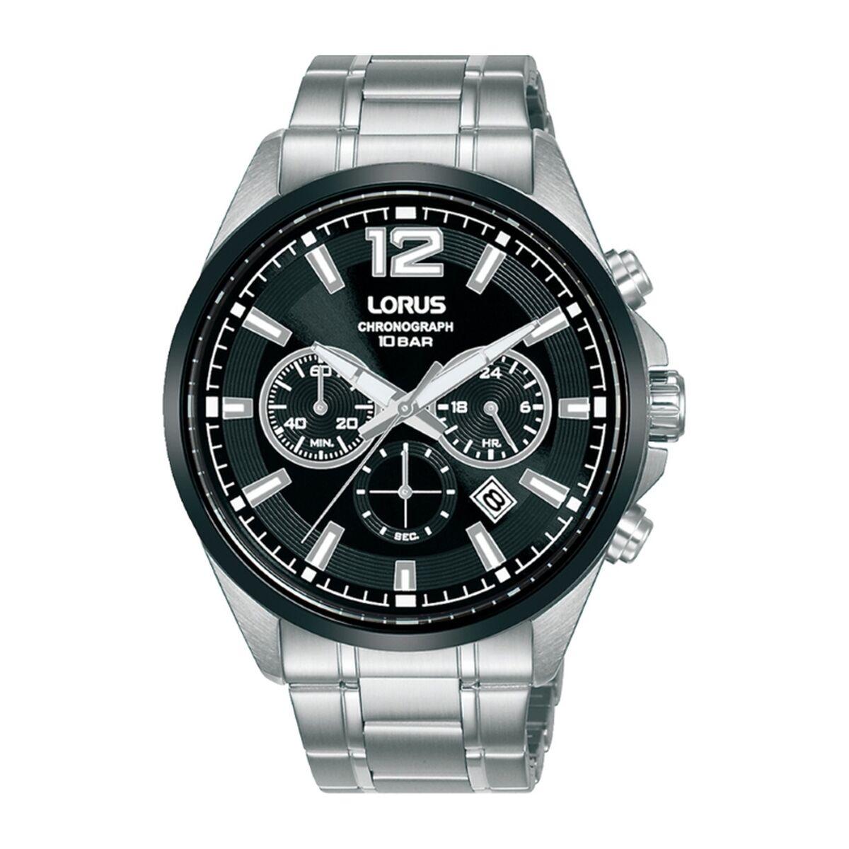 Lorus herreur RT381JX9 - sort/sølvfarvet kronograf 43 mm
