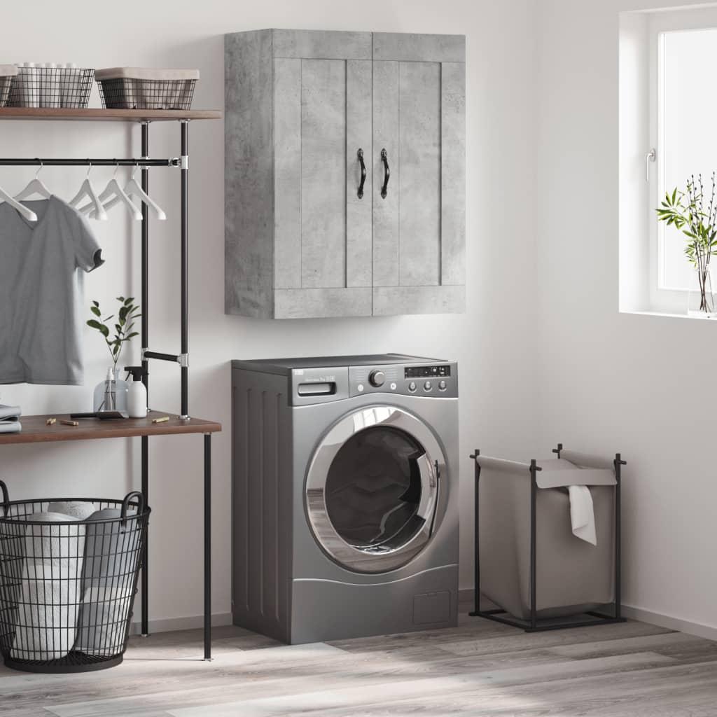 Vægskab 69,5x34x90 Cm Konstrueret Træ - Betongrå