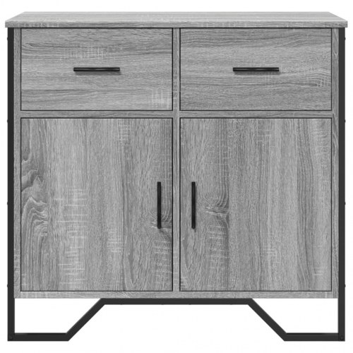 Skænk 79,5×35,5×74,5 cm i konstrueret træ - grå sonoma-eg
