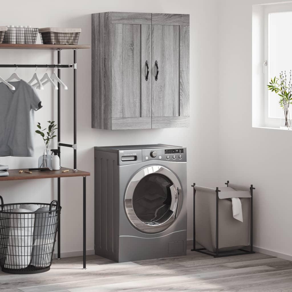 Vægskab 69,5x34x90 Cm Konstrueret Træ - Grå sonoma-eg