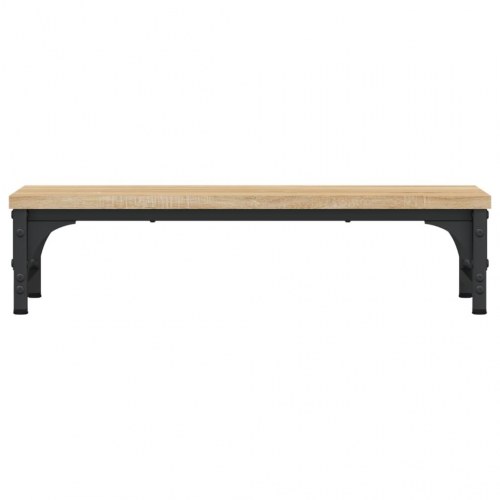 Skærmstander i konstrueret træ - 55 × 23 × 14 cm, sonoma-eg