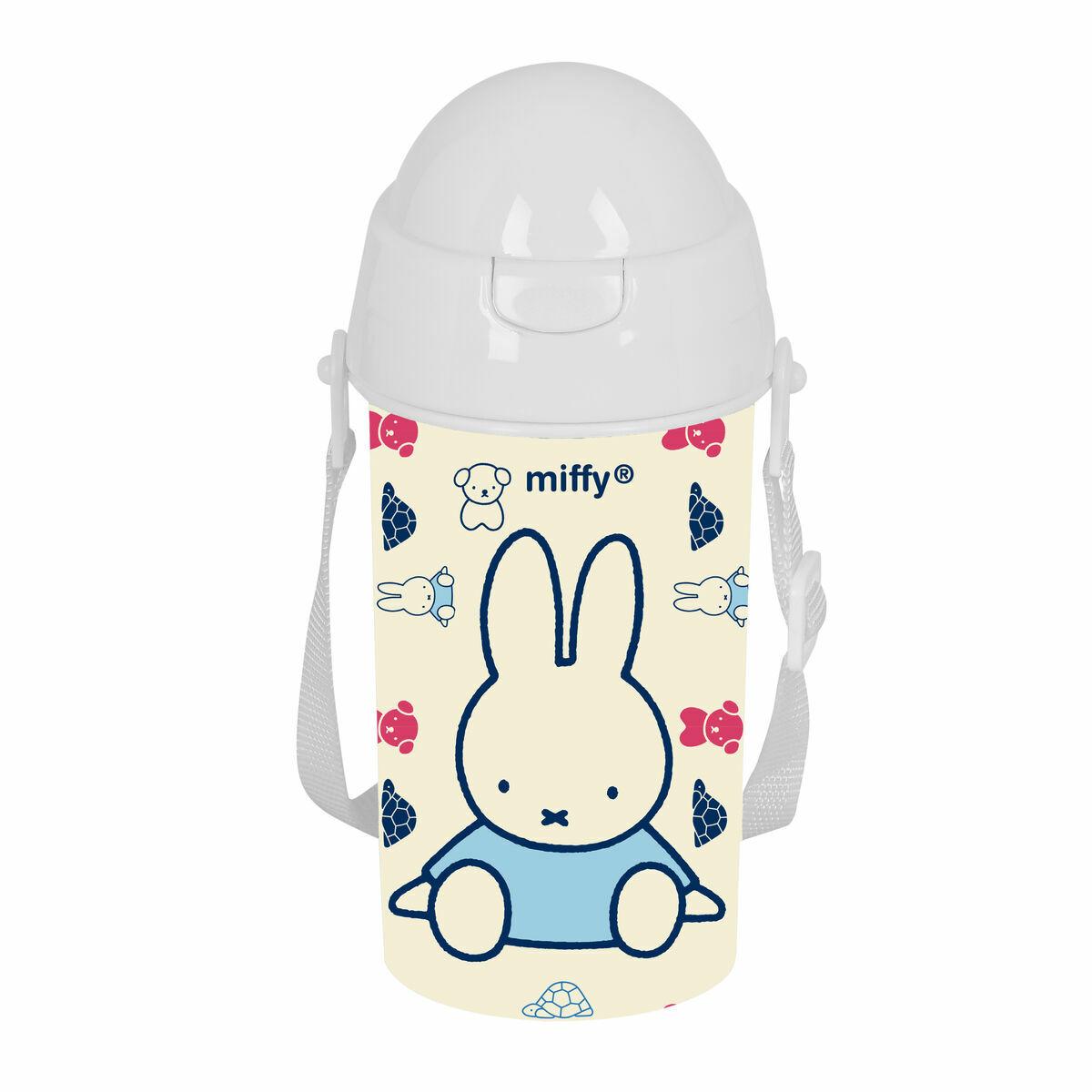 Miffy vandflaske Buddy, beige, PVC, 500 ml