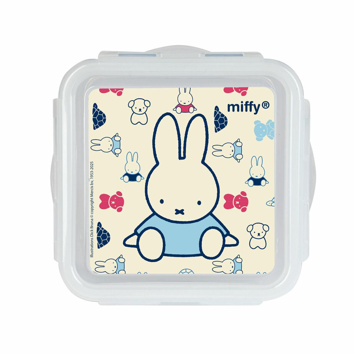 Miffy Buddy madkasse - Beige, polyester, 13 × 7,5 × 13 cm