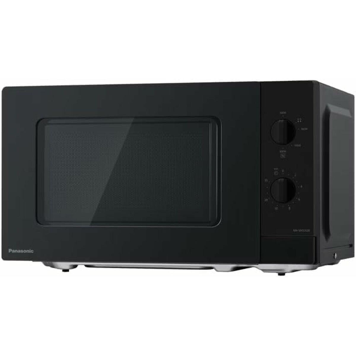 Panasonic mikrobølgeovn med grill - sort
