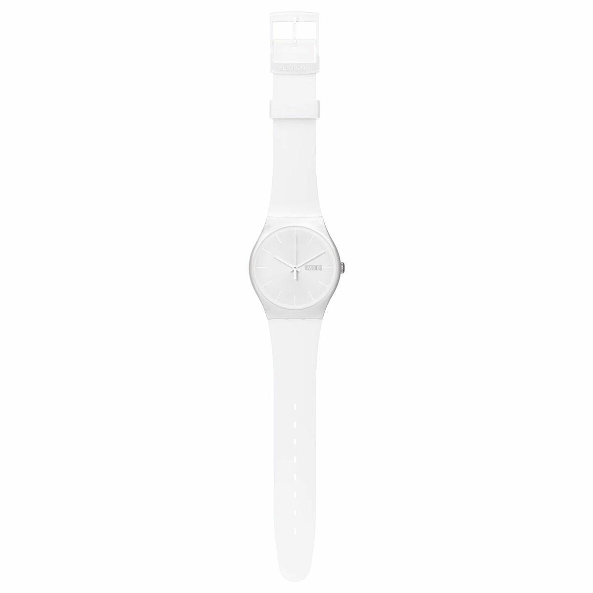 Swatch Unisex ur SUOW701, hvid (Ø 41 mm)