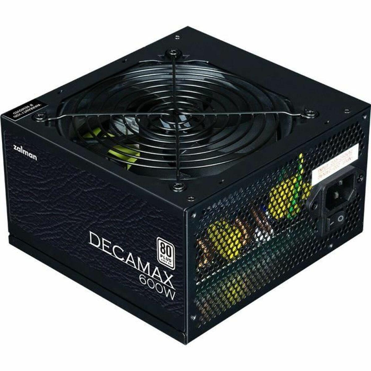 Zalman DecaMax 600W strømforsyning - 80 PLUS, 12 cm ventilator billede