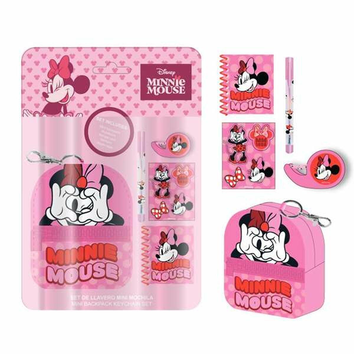 Minnie Mouse stationært sæt - 5 dele, pink