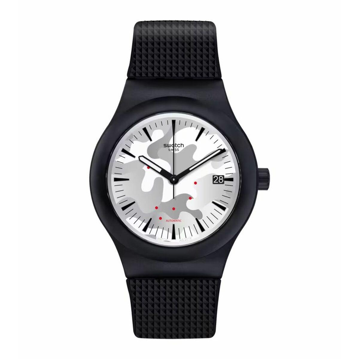 Swatch SUTB407 unisex armbåndsur - sort rem, automatisk