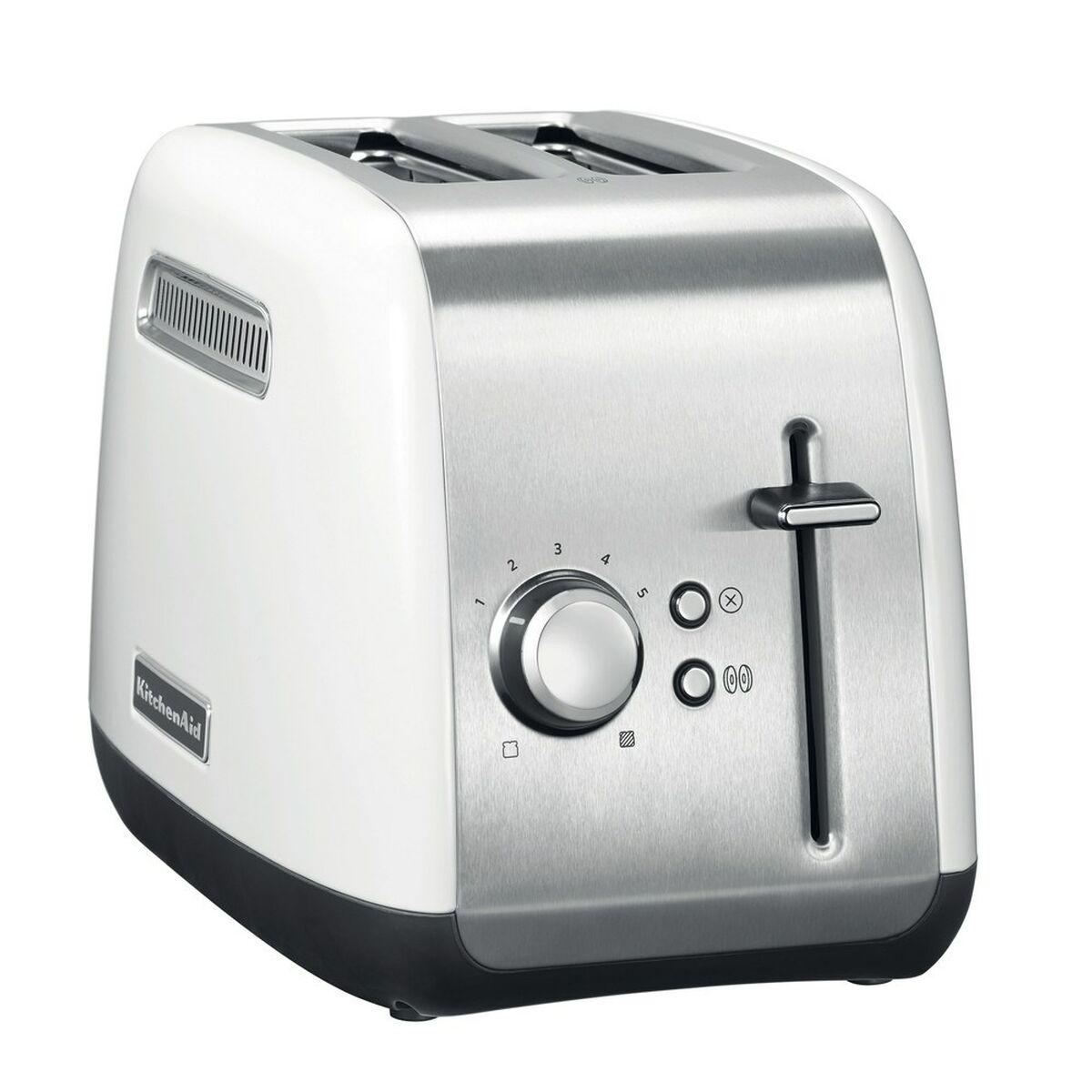 KitchenAid brødrister 5KMT2115EWH - hvid, 1.100 W, 2 skiver