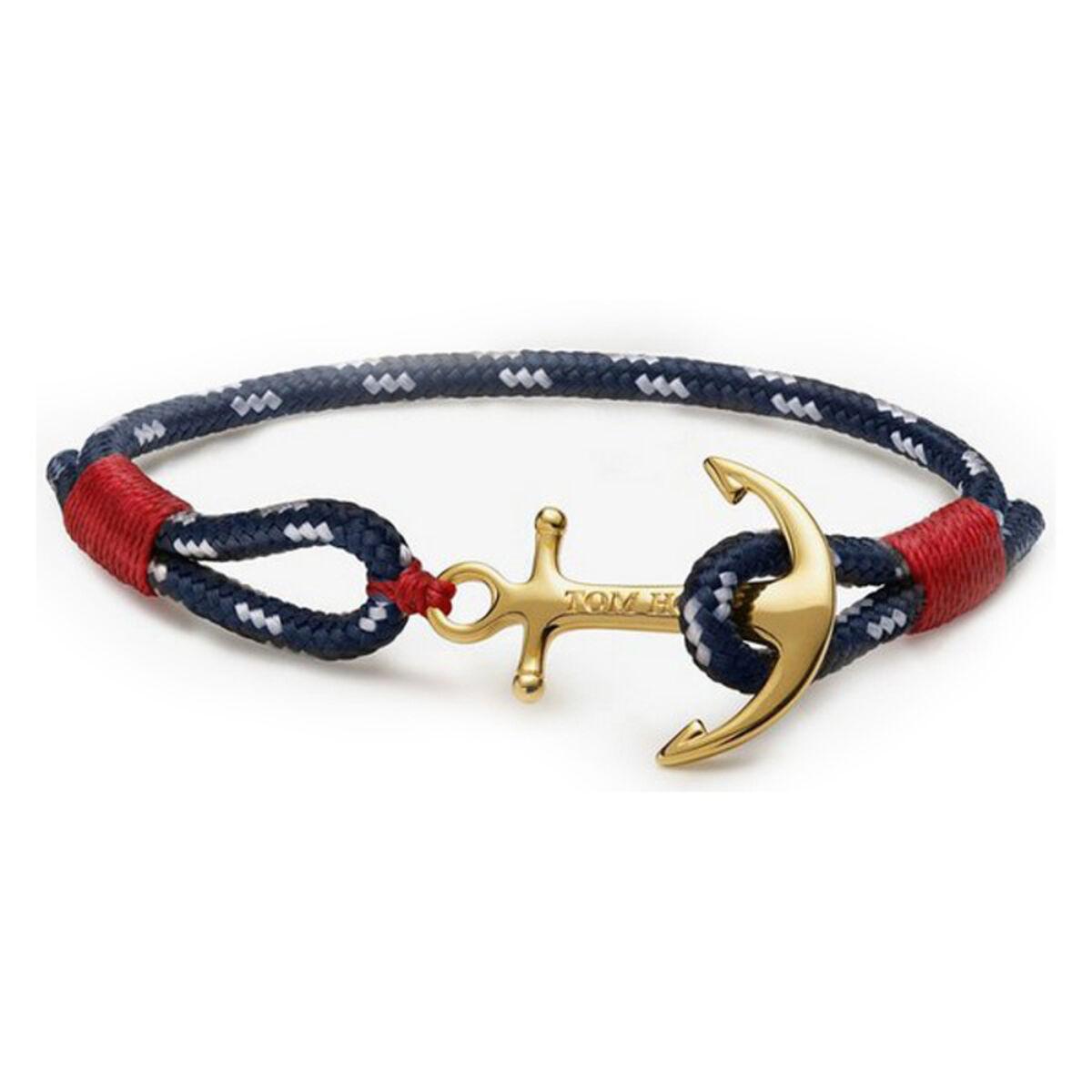 Tom Hope unisex armbånd TM040 - 17 cm, blå/rød/guld