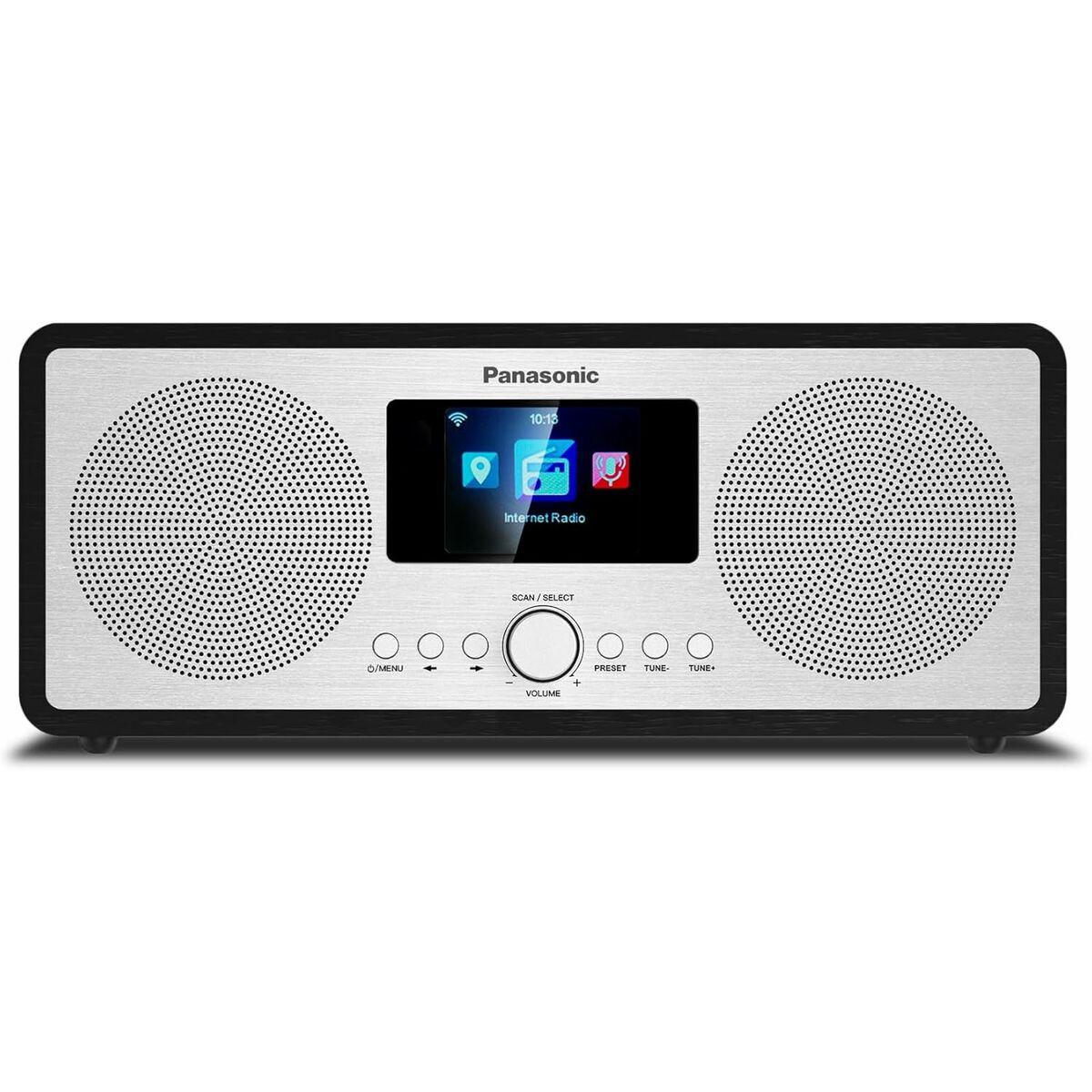 Panasonic RF-D40EG-K retro radio - sort, FM, Bluetooth & Wi‑Fi
