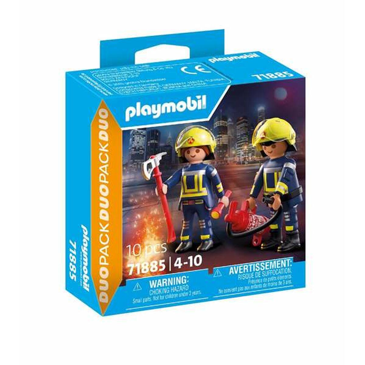 Playmobil DuoPack Brandmænd 71885 - Playset (10 dele)