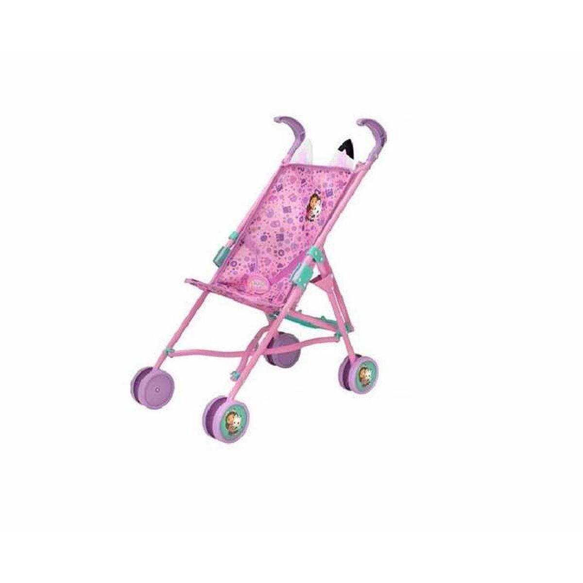 Gabby's Dollhouse dukkevogn - pink dukketilbehør