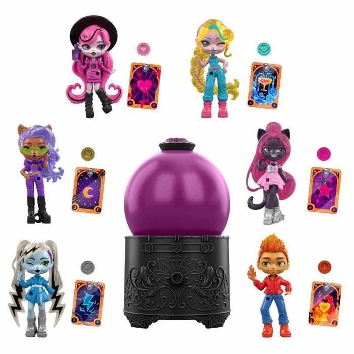 Monster High dukker - sæt med 4 enheder (multifarvet) billede